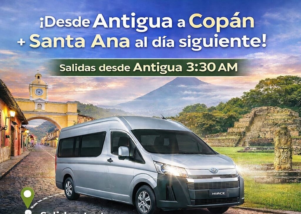 Antigua a Copán y Santa Ana